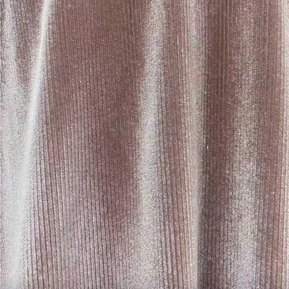 Luxe pink velvet lace ruffle detail blouse - Picture 10 of 10